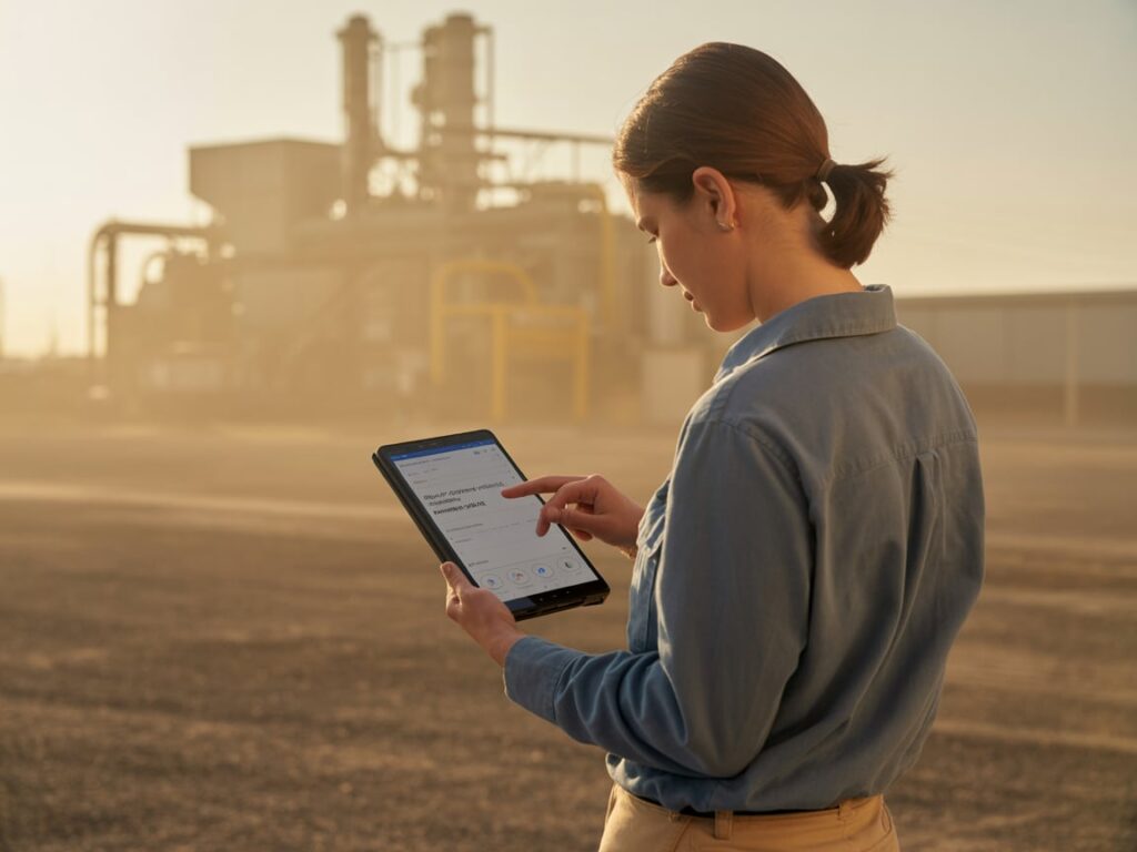 Pre-Emptive Maintenance: The Smartest Way to Prevent Costly Failures 2 technician scheduling pre-emptive maintenance tasks